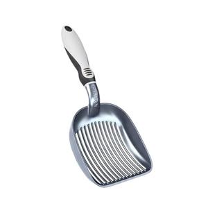 Sifter w/ Deep Shovel Cat Litter Scoop - Designed by Cat Owners - Durable Plastic Cat Litter Scooper for Litter Box - Solid Strong Handle. By iPrimio. Patented Kitty Litter Scoop