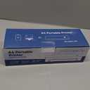 Portable Printers Wireless for Travel, N80 Wireless Thermal Printer Bluetooth Inkless Printer Support 8.5" X 11" US Letter & A4, Compatible with iOS, Android, Laptop