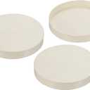 PATIKIL 5.5" PVC Pipe End Cap Fitting, 3 Pack Furniture Grade Plug Coupling Socket Adapter for DIY, Garden, White