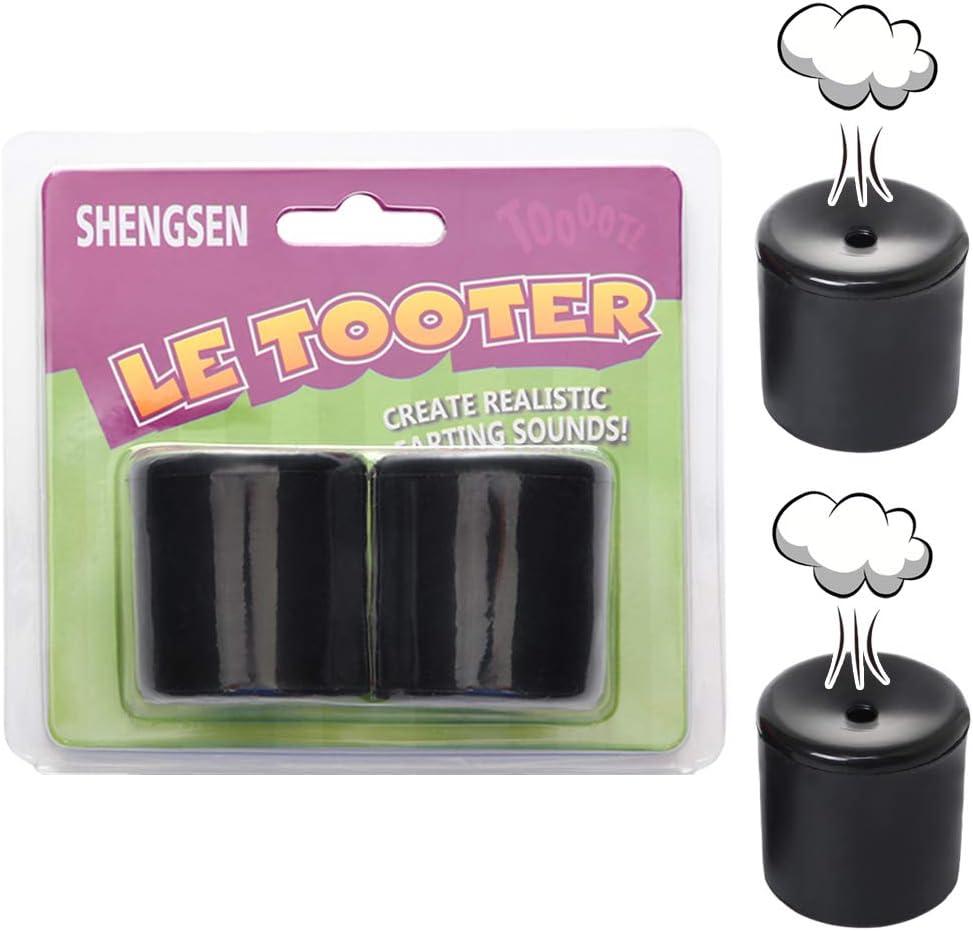 SHENGSEN Novelty Squeeze Pooter Fart Machine Funny Le Tooter Prank Farting Noise Maker for Joke Children's Day Party Gift Toy