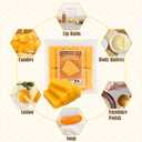 TRINIDa 24 oz Yellow Beeswax Bars, Natural Organic Beeswax Block 24 PCS, Bees Wax Candle Making, Beeswax for Candle Making, Bees Wax Making for Skincare, Lip Balms, Lotions, DIY Cosmetic Grade Gift