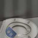 Quick Flip Toilet Seat with Built-in Potty & Splash Guard for Toddler Training, Slow Close - Jool Baby (Elongated)