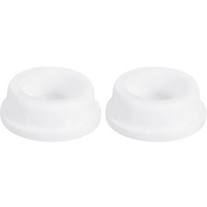 Uxcell 2Pcs White Plug Holes, Waterproof Rubber Button Plug for 38mm / 1.5" Hole