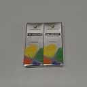 No Wipe Gel Top Coat and Base Coat Set: 2Pcs 15ml Rubber Base, Super Shiny Long Lasting Top Coat Gel Nail Polish, Acid-free Nail Strengthener Soak Off Lamp Needed, Nail Art Design Gift