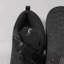 Mens MTB Mountain Bike SPD Cycling Shoes, Suitable Mountain Biking DH Enduro, Compatible All 2 Bolts Pedals, Black (11)