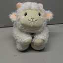 Niuniu Daddy 20" | 3.3 Pound Sheep Weighted Stuffed Animals, Large White Goat Pillowfort Stuffed Lap Animal Toys for Kids Adults, Big Plush Body Pillow for Gifts Birthday Christmas Holiday (Medium)