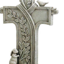 Avalon Gallery Garden Statue - Stone Resin Indoor/Outdoor Catholic Sculpture, 16.5" Tall, Jesus with Children