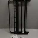 VOLDRA 24-Inch Towel Rack,Bathroom Towel Shelf with 2 Towel Bar Foldable Towel Holder with 7 Hooks Towel Storage Organizer for Bathroom & Lavatory Wall Mounted (Matte Black)