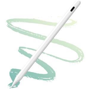 Stylus Pen for iPad, 10 Min Fast Charge Apple iPad 10th Generation Pencil Work for Apple iPad Pro 11/12.9", iPad 6-10, iPad Air 3-5/ Mini 5/6 (white)