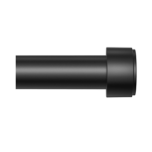 Curtain Rods for Windows 30-150 Inch,   2 pack Adjustable Black Curtain Rod Set with Brackets, Easy Install