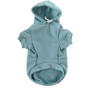 uxcell Pet Dog Hooded Hoody Sweatshirt Clothes Cotton Apparel Puppy Cat Winter/Spring/Fall Costume Outfits Fleece Warm Coat Pale Green S 2Pack