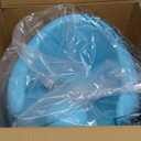 Nuby My Floor Seat - Portable Baby Chair with Soft Foam Cushion, Safety Harness, and High Back Design - 4+ Months - Aqua