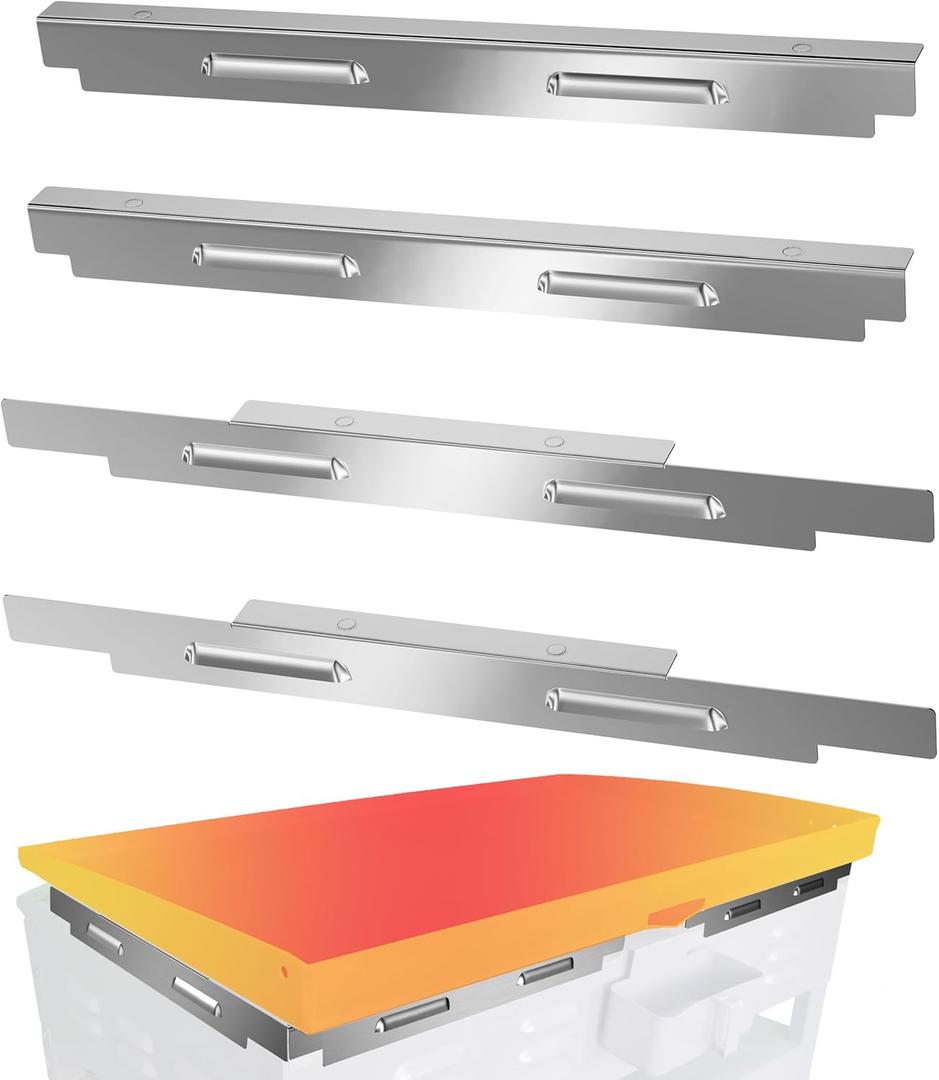 Upgraded Wind Guards for 36 inch Blackstone Griddle, Blackstone Griddle Accessories, Magnetic 430 Stainless Steel Wind Screens, Hold Heat, Protect Flame, Save Gas (Silver 36)