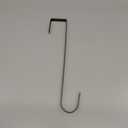 12 Wreath Hanger Over the Door Hooks, Non Scratch Wreath Door Hanger Hooks for Hanging Welcome Sign, Metal Wreath Hangers for Front Door Dcor, Thin Door Hanger for Easter Halloween Home Decoration (12-inch Bronze-1 Pack)