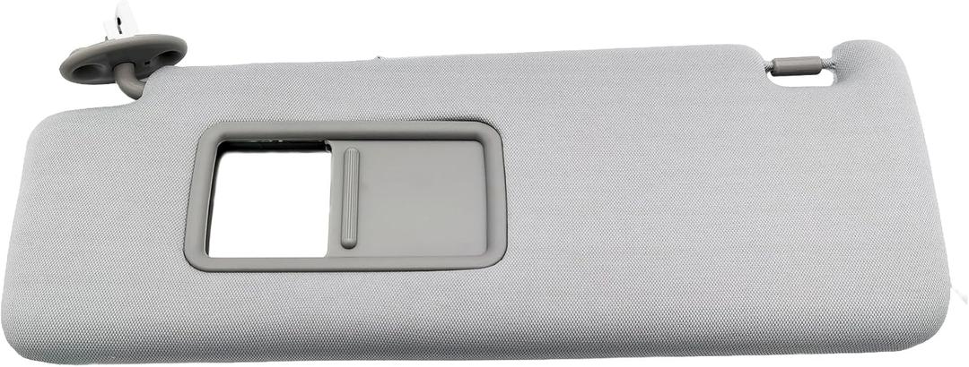Forwinparts Front Left Driver Side Sun Visor for Toyota 4Runner 2010-2024 74320-35A91-B1 7432035A91B1 with Vanity Light Gray