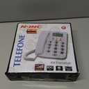 Demeras Corded Telephones with Speakerphone 2-line Dial Corded Phone with Caller ID Landline for Home/Office