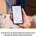 Cricut EasyPress Mini LT - Blue - Mini Heat Press for Pressing Shoes, Baby Clothes, T-Shirts, & More - Easy to Use with a Single Setting - Precision Tip - Compact & Portable Mini Iron