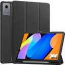YRH for Idea Tab 11 inch Case 2025 with Pen Holder, Soft TPU Back Tablet Cover Case with Auto/Sleep (Black)