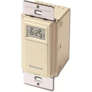 Honeywell Home RPLS731B1009/U RPLS731B 7-Day Programmable Switch Timer, Light Almond