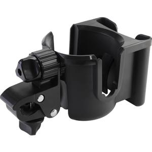 Universal Stroller Cup Holder with Phone Holder, 360Rotatable Bottle Holder with Strong Clip, Accessories for Stroller, Bike, Wheelchair, Walker, Scooter (UM-SCH-B2409, Large)