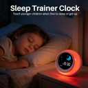 iHoo Toddlers Sleep Training Clock, Kids Alarm Clock with Night Light & Nap Timer, Ok to Wake Clock for 2-9 Years Girls Boys