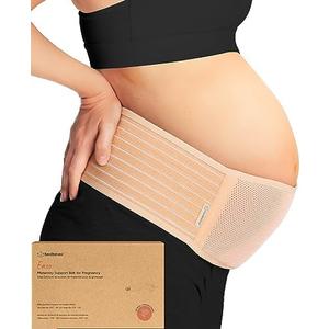 KeaBabies Maternity Belly Bands for Pregnant Women - Soft & Breathable Pregnancy Belly Support Band, Adjustable Maternity Belt for Back, Pelvic Support, Comfortable, Easy to Use (Classic Ivory, M/L) KeaBabies Maternity Belly Bands for Pregnant Women - Soft & Breathable Pregnancy Belly Support Band, Adjustable Maternity Belt for Back, Pelvic Support, Comfortable, Easy to Use (Classic Ivory, M/L)