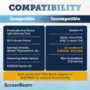 ScreenBeam MoCA 2.5 Network Adapter for Higher Speed Internet, Ethernet Over Coax - Starter Kit (Model: ECB6250K02)