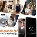 SMARTDEVIL 2 Pack Privacy Screen Protector for iPhone 14, Anti-Spy Tempered Glass, 9H Hardness, Scratch Resistant, Easy Installation, Bubble Free, Case Friendly