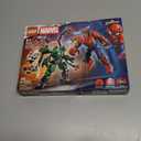 LEGO Marvel Mech Battle: Spider-Man vs. Doc Ock Building Toys for Kids - Super Hero & Villain Poseable Mech Toys W/3 Marvel Minifigures for Kids & Fans, Ages 6+ - Gift Idea for Birthdays - 76338