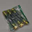 3-Pack Brass Garden Hose Extension Adapter, 3/4" GHT Hose Bib Extender with Anti-Kink Coil Spring, Faucet Extension Hose Protector, Solid Brass Garden Hose Connector for Garden, RV & Car Wash