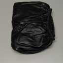 Tookie PU Leather Soft Stretch Dining Bench Cover, Waterproof Elastic Removable Seat Cushion Slipcover for Kitchen Dining Bench Seat Protector (Black)