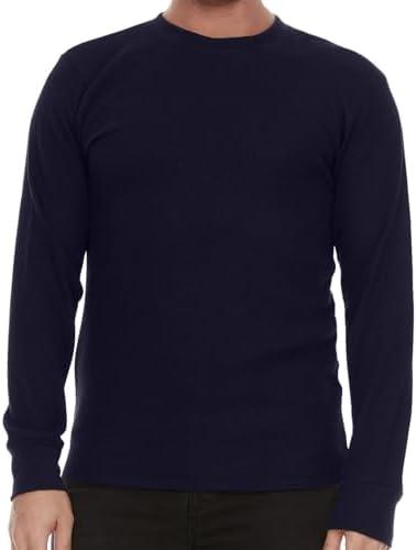 JMR Men’s Heavyweight Waffle Thermal Shirt - 100% Cotton Long Sleeve - Wear as Base Layer or Standalone - Warm & Breathable 2X