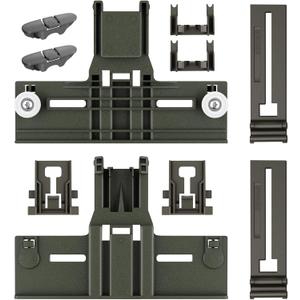 UPGRADED W10350375 W10712395 Dishwasher Top Rack Adjuster Parts For Whirlpool Dishwasher Parts WDT730PAHZ0 WDT970SAHZ0 WDTA50SAHZ0 WDT750SAHZ0 Upper Rack Parts For Kenmore 665 Dishwasher Top Rack Part