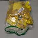 16 PCS Large Glitter Cheer Hair Bows, Shiny Cheerleading Bows Ponytail Holder for Cheerleader Girls Softball Sports and Christmas Tree Decor (Gold)