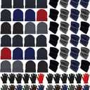 72x Winter Gloves, Beanies, Neck Warmers Unisex Bulk Pack Donation Charity Care Bundle