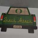Green Oregon Ducks Truck Back Cutout Sign