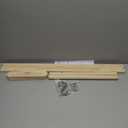 Wooden Christmas Stocking Holder Stand, 6 Hooks Wood Xmas Stocking Hanger Floor Stands, 51x26x88Cm/20 * 10 * 35inch