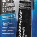 Permatex 81158 Black Silicone Adhesive Sealant, 3 oz. Tube, Pack of 1
