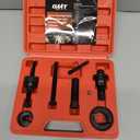 Orion Motor Tech Power Steering Pump Pulley Puller Installer Tool Set, Pump Pulley Remover Installer Tools Compatible with Ford, GM, and Chrysler (Red)