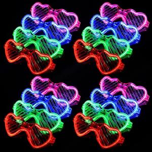 Fsmiling 24 Pack Light Up Glasses Adults Led Glasses Glow In The Dark Party Supplies for Adults Party Favor