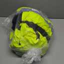 PACIFIC PPE Waterproof Reflective Jackets, Class 3 High Visibility Safety Jackets for Men, Polar Fleece Shell Work Construction Bomber Coats for Cold Weather, Black Bottom, XX-Large (Yellow)