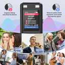 Voice Recorder - 128GB 9280 Hours Voice Activated Recorder Device with Playback, Noise Reduction, MP3 Player & Password - for Lectures, Meetings, Interviews
