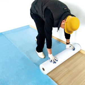 Temporary Floor Protection 39.5 x 50, Floor Protection Film for Construction Projects - Protects Hardwood, Tile, Carpet, Countertops, Bathtubs and More,Coverage of 163 SQFT