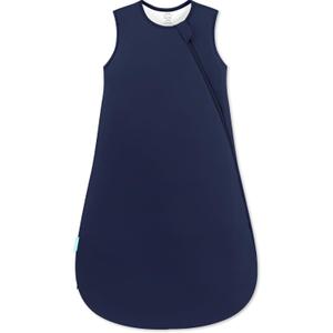 PurComfy Quilted Supersoft Sleep Sack, 2.5 TOG Premium Bamboo Viscose Warm Baby Sleeping Bag, Thick Babies Wearable Blanket (0-3 Months, Midnight)