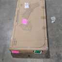 Pamapic 500 LBS Lounge Chair with Coffee Table Set of 2, Wide Armrest Oversized Chaise Lounge Chair with Wheel, 4 Positions Chaise Lounge with Cup Holder, Outdoor Lounge Chairs for Poolside, White