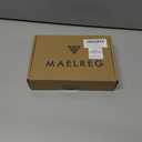 M MAELREG Golf Polo Shirts for Men Stripe Performance Moisture Wicking Dry Fit Collared Mens Polo Shirts Short Sleeve (XL)