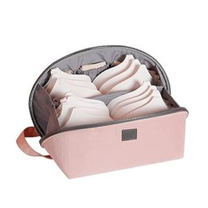 iN. Large Packing Organizer Bra Underwear Storage Bag Travel Lingerie Pouch Organizer Portable Grey