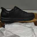 Skechers Women's Work Hands Free Slip Ins Nampa-Cottonbud Bungee Athletic Sr Shoes (7.5, Black)