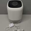 Air Purifiers for Home with High Efficiency Filter Up to 1076 Ft for Pet Hair, Odors, Pollen, Smoke, Compact Air Cleaner with 3 Speeds, Timer, Aroma Quiet 360Intake Filter, White