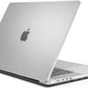 ProCase for MacBook Pro 16.2 Inch 2024 (M4 A3403 A3186)/Pro 16 2023 2022 2021 (M3 A2991 /M2 A2780 /M1 A2485), Translucent Hard Shell Cases Shockproof Cover for MacBook Pro 16" -Crystal